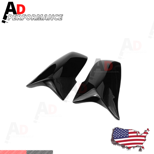 M Style For BMW E84 F20 F22 F23 F87 M2 Replacement Glossy Black Set Mirror Cover