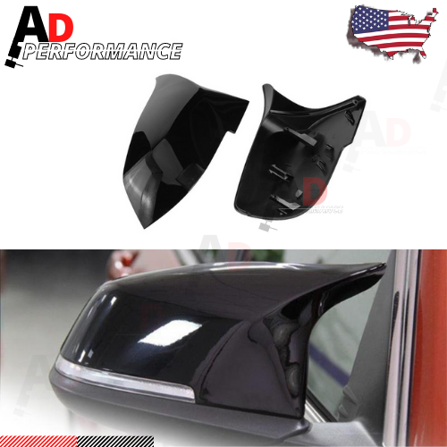 M Style For BMW E84 F20 F22 F23 F87 M2 Replacement Glossy Black Set Mirror Cover