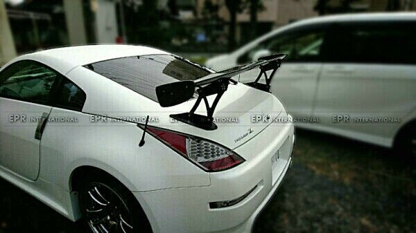 For Nissan 350Z Z33 Carbon Fiber INGS Style Rear Trunk GT Spoiler Wing Bodykits Car body kits